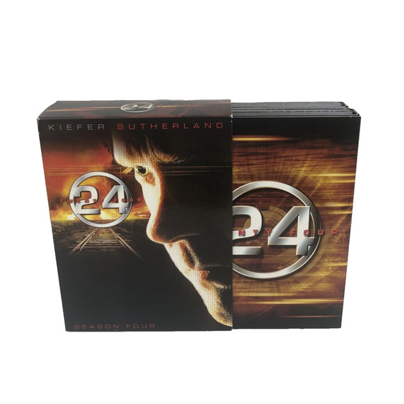 24 Season Four DVD Set Kiefer Sutherland Jack Bauer 7 Disc Set 1052 Minutes - Picture 3 of 11